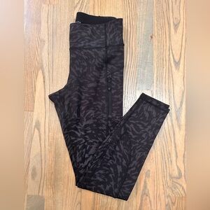 Athleta Black Patterned Leggings